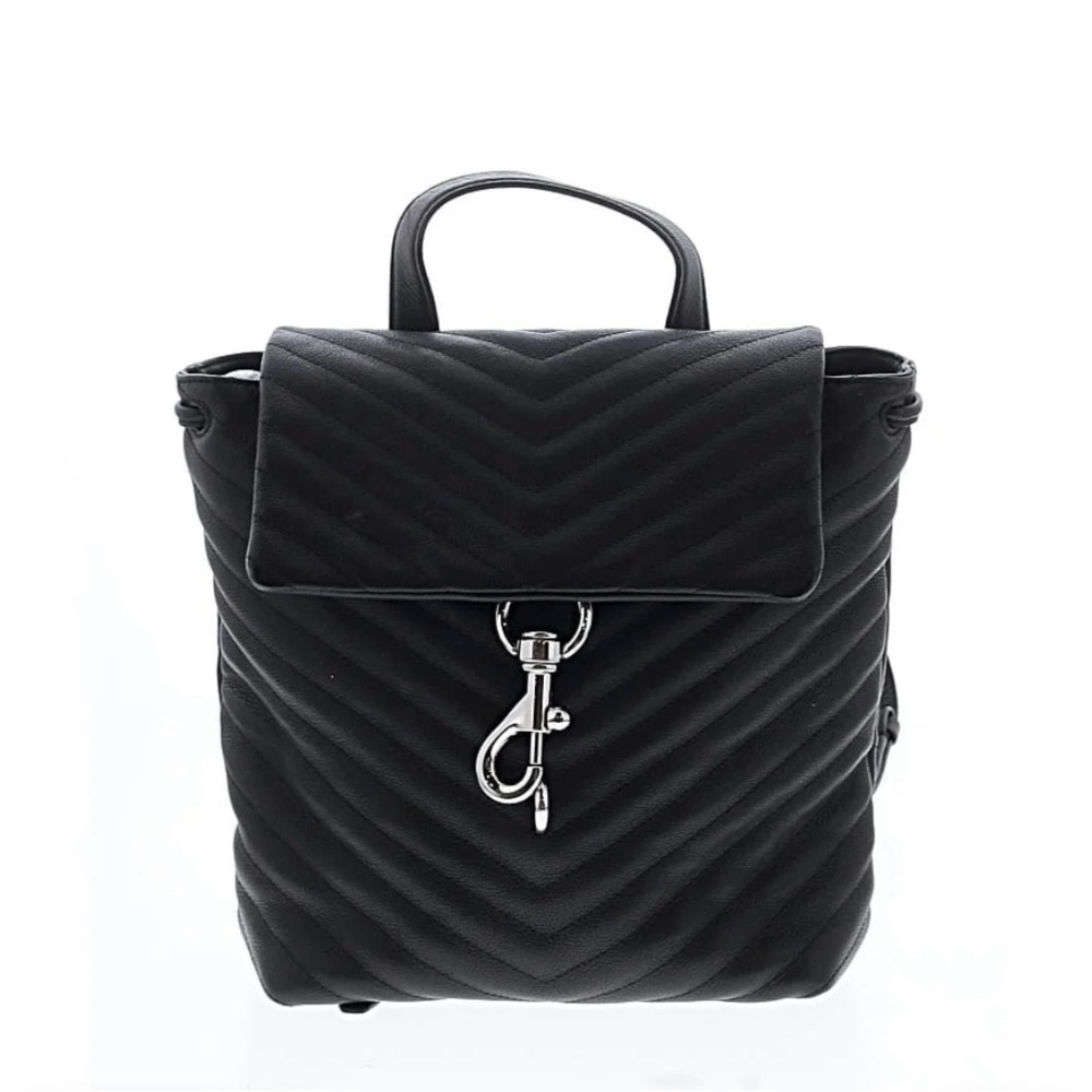Rebecca Minkoff Black Quilted Backpack